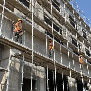 Ringlock scaffolding for building construction in Oman